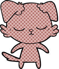 cute cartoon dog