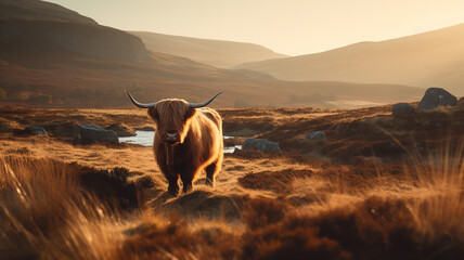 Highland Cattle - obrazy, fototapety, plakaty