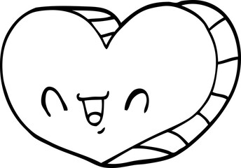 cartoon love heart
