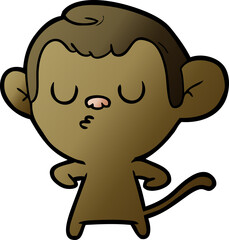 cartoon monkey
