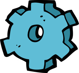 cartoon cog symbol