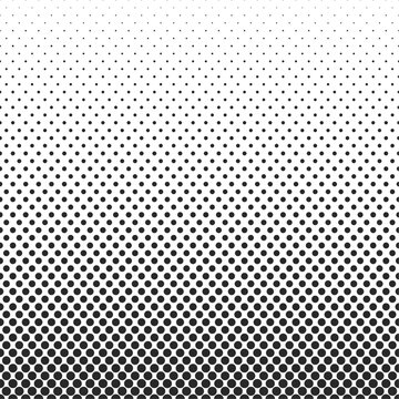Vertical gradient halftone pattern. Dot background. Texture template. Vector illustration isolated.
