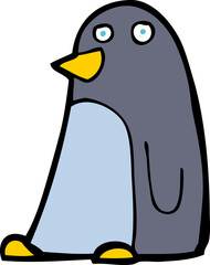 cartoon penguin