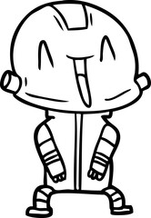 cartoon robot
