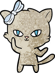 cute cartoon cat