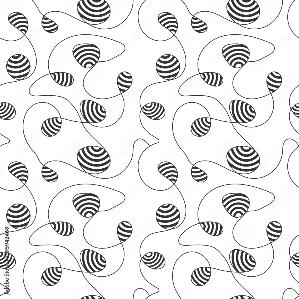 Poster abstract geometric minimal pattern background with abstract shapes and lines