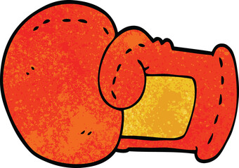 cartoon doodle boxing glove