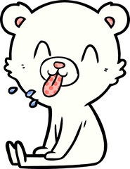 happy polar bear cartoon