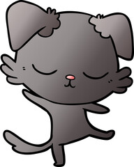 Obraz premium cute cartoon dog