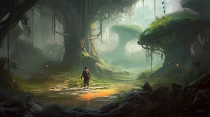 Beautiful Fantasy Game Artwork