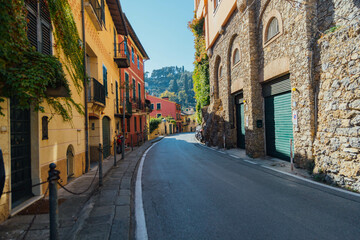 narrow street in old town Italy