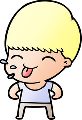 funny cartoon boy