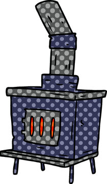 recommend clip art: hand drawn cartoon doodle of a house furnace