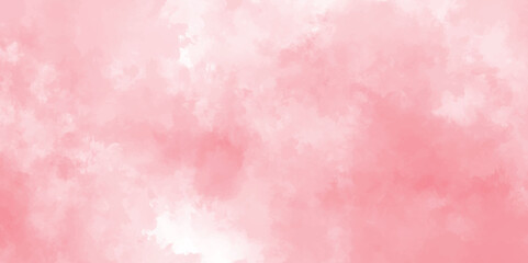 Abstract pink watercolor background .hand painted vector illustration .gradient pink texture background .Soft pink grunge background frame.	