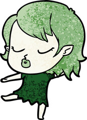 cute cartoon vampire girl