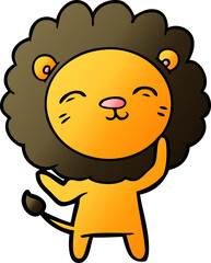 cartoon lion