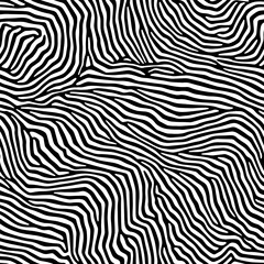 Vector Optical Illusion Black and White Seamless Pattern.  Mesmerizing vector optical illusions with black and white seamless patterns.