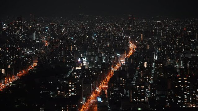 大阪市の夜景