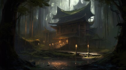 RPG Fantasy Game Art Background