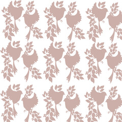 Fototapeta na wymiar bird of paradise, pattern 
