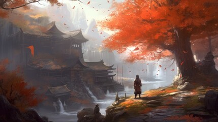 RPG Fantasy Game Art Background