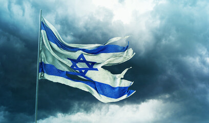  Israel, State of Israel - Waving Flag