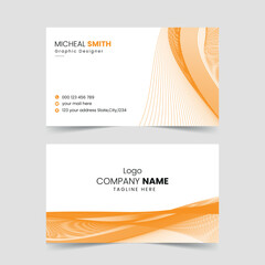 Creative modern name card and business card