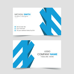 Double-sided creative business card template.
