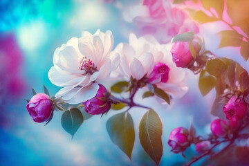 Fototapeta na wymiar rose blossom flowers