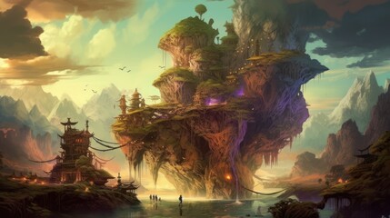 RPG Fantasy Game Art Background