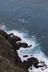 Beautiful Hawaii with its mountains, beaches, sunsets, and palm trees 
