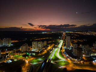 Foto aérea rodovia Ribeirão Preto