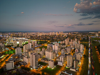 Foto aérea cidade de Ribeirão Preto