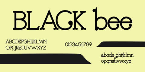 Obraz premium Edition creative font and modern alphabet.