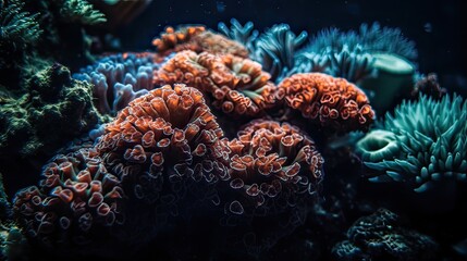 Obraz premium coral reef. Created with generative technology.