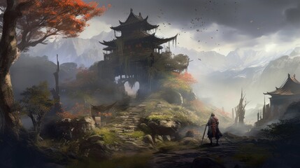 Fototapeta premium Role Playing Games Game Art Background