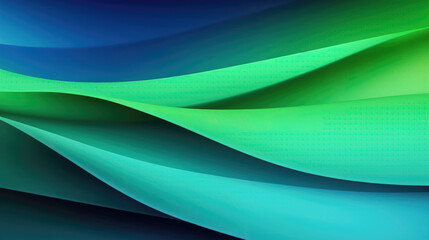 abstract background with blue and green wavy lines. vector illustration