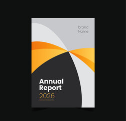 Annual report Leaflet Brochure Flyer template design, book cover design.