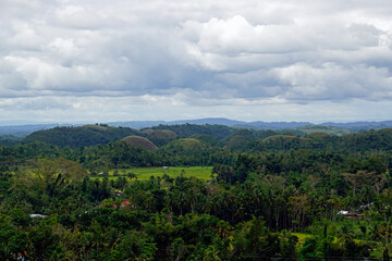 Obraz premium famous chocolate hills on bohol island on the philippines