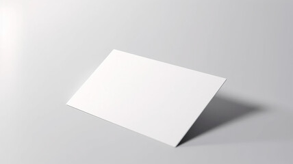 Personal card blank mockup