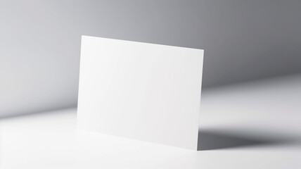 Personal card blank mockup
