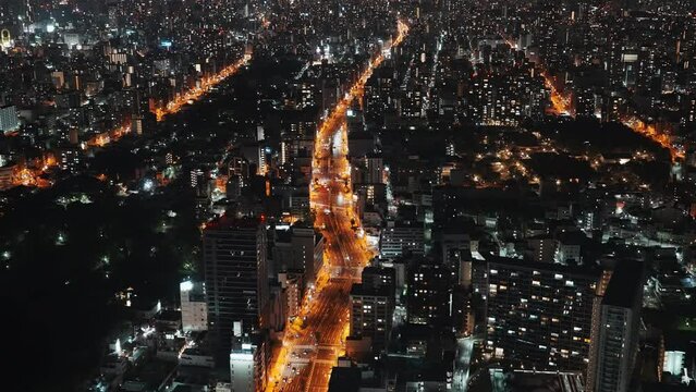 大阪市の夜景