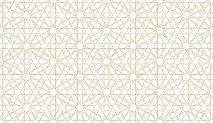 Seamless paper pattern in authentic arabian style.