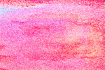 A Colourful Watercolor or Watercolour Paint Brush Stroke for Background