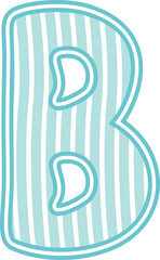 Obraz premium Letter B