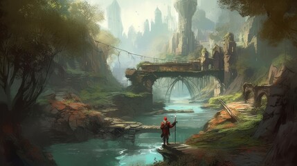 RPG Journey Game Art Wallpaper Background