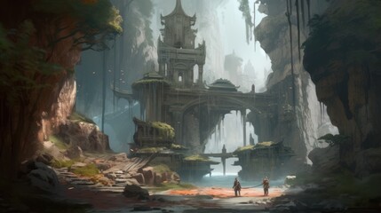 RPG Journey Game Art Wallpaper Background