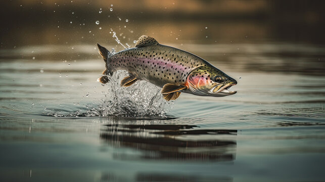 Rainbow Trout Jumping Images – Browse 1,431 Stock Photos, Vectors