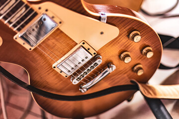 Electric Guitars Close-Up
