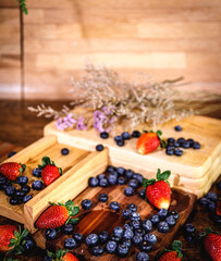 Photo prop Background Family of berries.Healthy eating / diet concept.